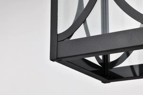 Oaklyn Outdoor Hanging Lantern - Matte Black with Clear Glass - Image 17