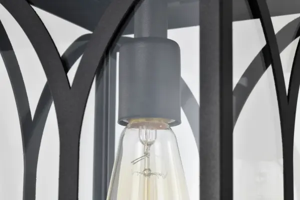 Oaklyn Outdoor Hanging Lantern - Matte Black with Clear Glass - Image 18