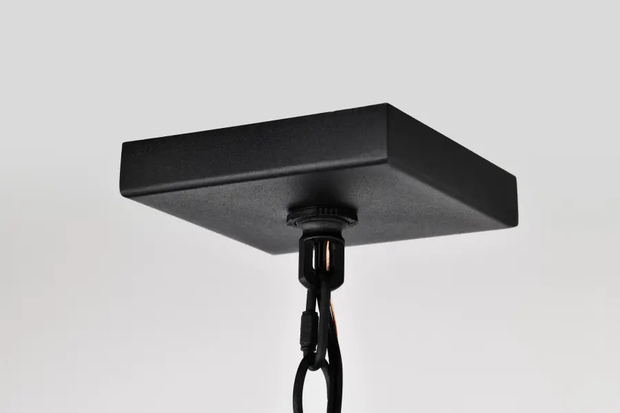 Oaklyn Outdoor Hanging Lantern - Matte Black with Clear Glass - Image 19