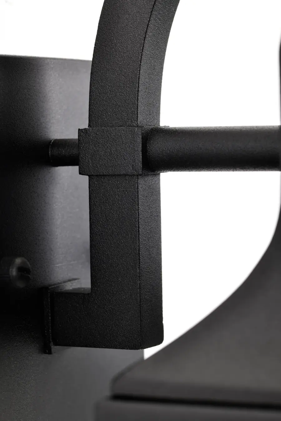 Lawrence Small Wall Lantern in Matte Black with Clear Seeded Glass - Image 13