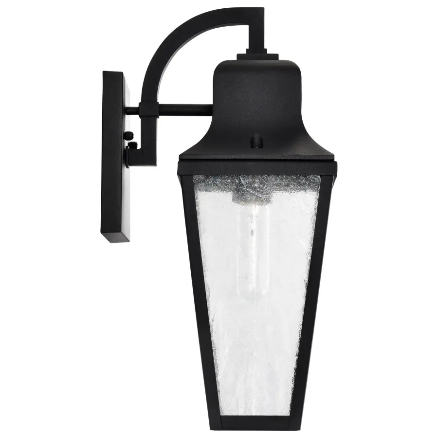Lawrence Medium Wall Lantern in Matte Black - Image 11