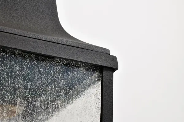 Lawrence Medium Wall Lantern in Matte Black - Image 15