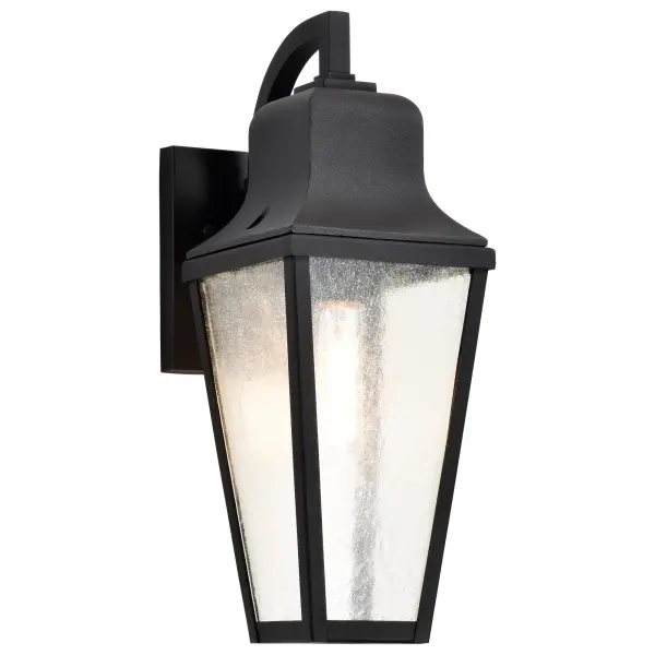 Lawrence Medium Wall Lantern in Matte Black - Image 6