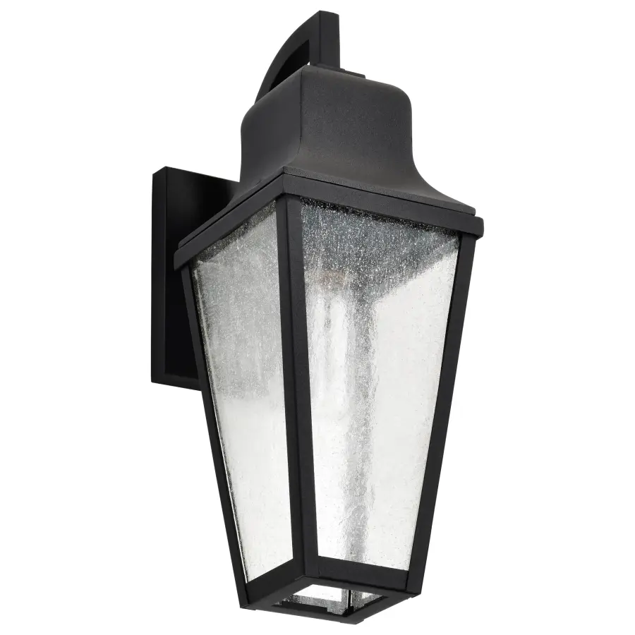 Lawrence Medium Wall Lantern in Matte Black - Image 7