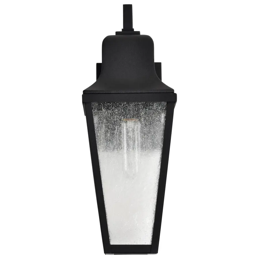 Lawrence Medium Wall Lantern in Matte Black - Image 9