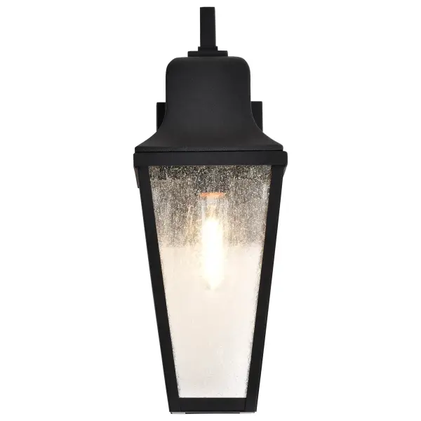 Lawrence Medium Wall Lantern in Matte Black - Image 10