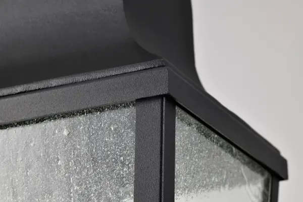 Lawrence 1-Light Outdoor Hanging Lantern in Matte Black - Image 13