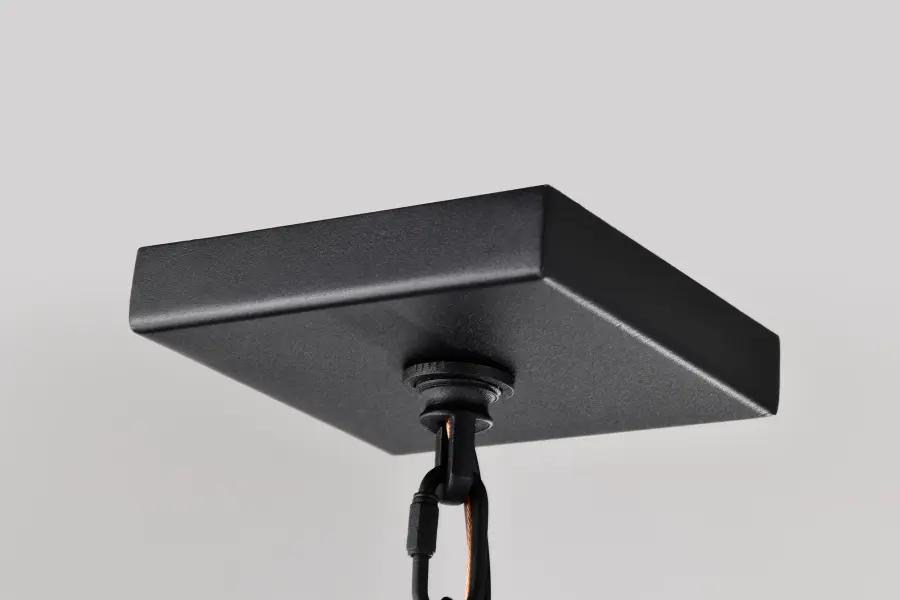 Lawrence 1-Light Outdoor Hanging Lantern in Matte Black - Image 14