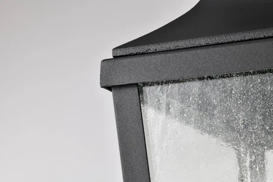 Lawrence 1-Light Outdoor Hanging Lantern in Matte Black - Image 17