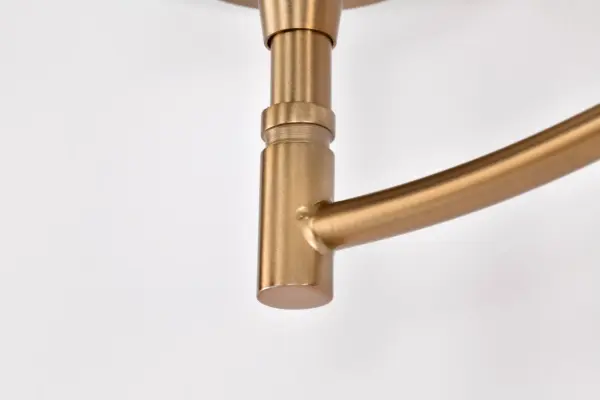 Liam 3-Light Vanity in Burnished Brass with White Opal Glass - Image 17