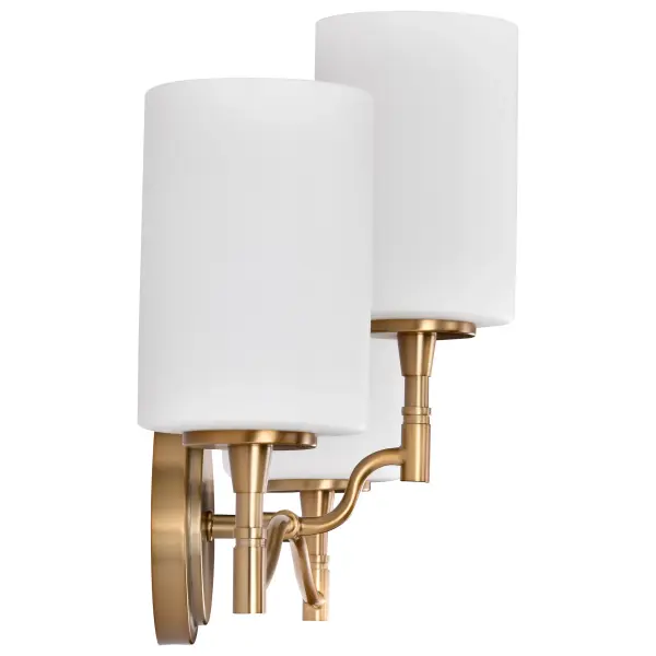 Liam 3-Light Vanity in Burnished Brass with White Opal Glass - Image 9