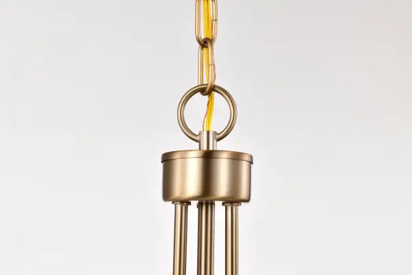 Liam 3-Light Pendant in Burnished Brass with White Opal Glass - Image 11