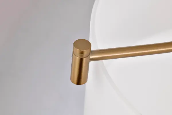 Liam 3-Light Pendant in Burnished Brass with White Opal Glass - Image 9