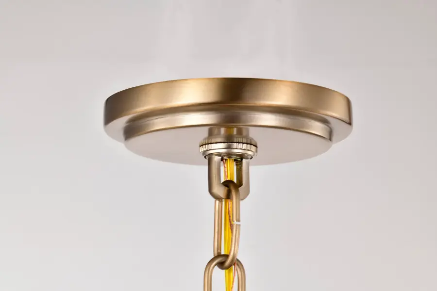 Liam 3-Light Pendant in Burnished Brass with White Opal Glass - Image 10