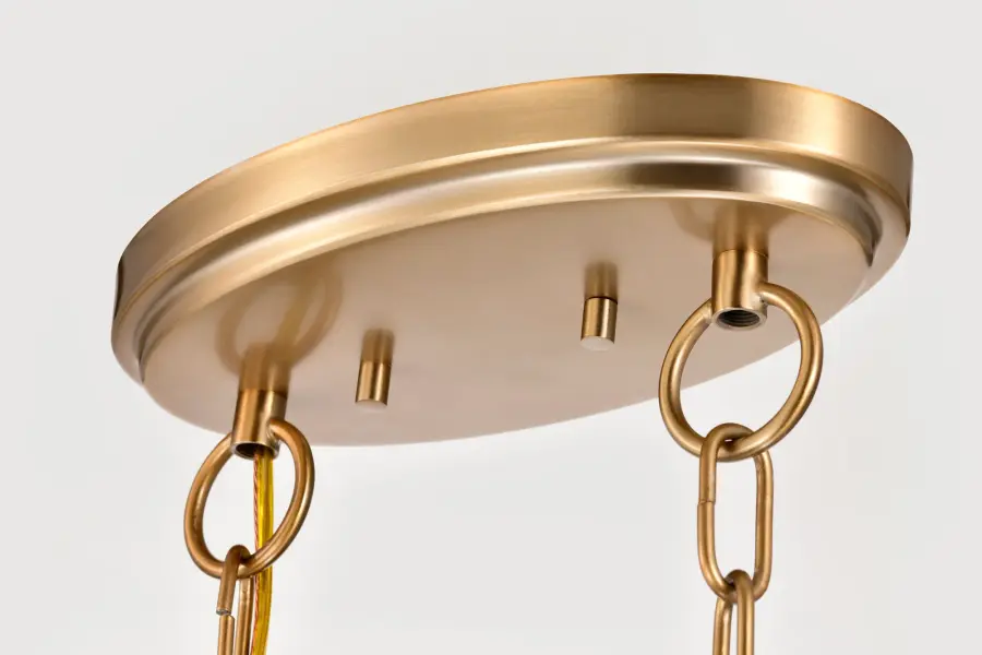 Elegant Transitional Island Pendant with Timeless Brass Finish - Image 15