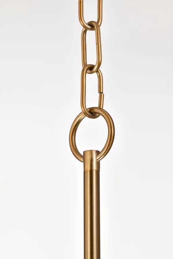 Elegant Transitional Island Pendant with Timeless Brass Finish - Image 9