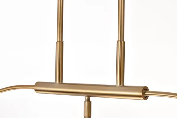 Elegant Transitional Island Pendant with Timeless Brass Finish - Image 10