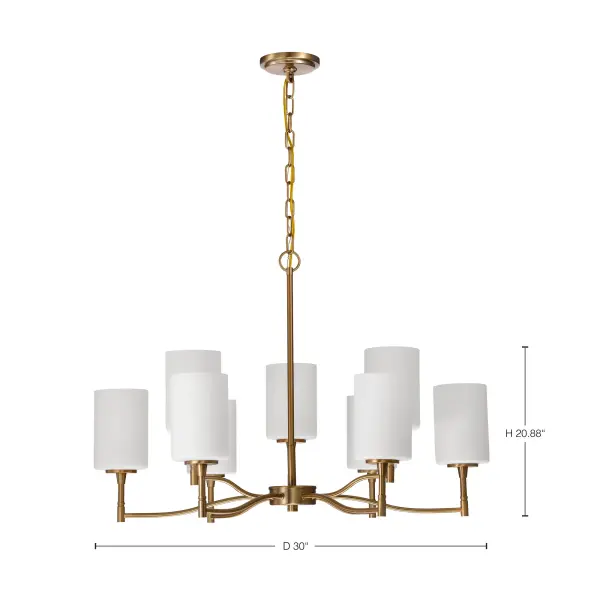 Elegant Transitional Chandelier Blending Classic and Contemporary Design - Image 16