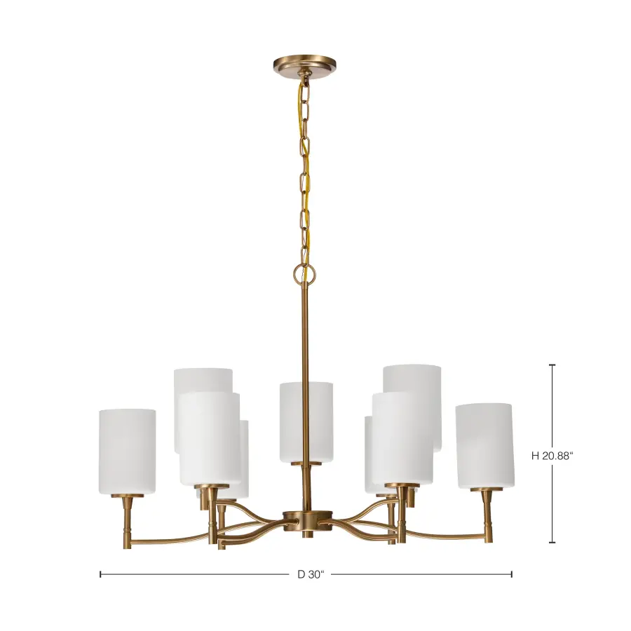Elegant Transitional Chandelier Blending Classic and Contemporary Design - Image 16