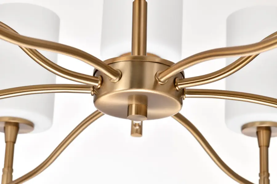 Elegant Transitional Chandelier Blending Classic and Contemporary Design - Image 9