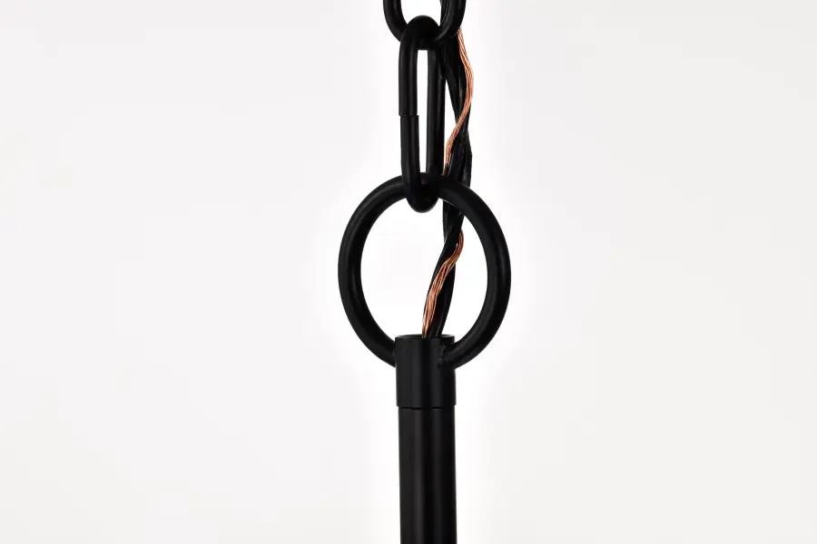 Versatile Transitional Chandelier with Timeless Black & White Appeal - Image 9