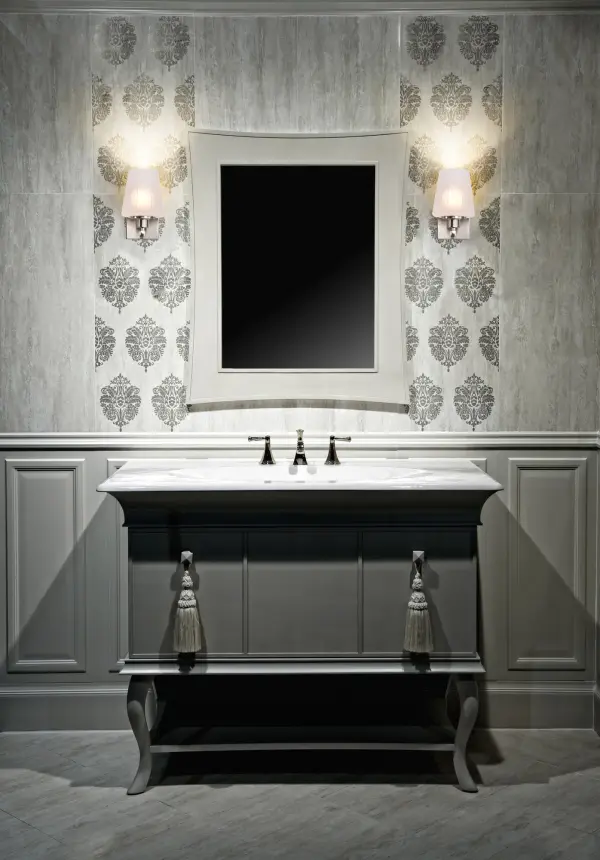 Lune 1-Light Vanity Sconce in Brushed Nickel with Etched White Glass - Image 12