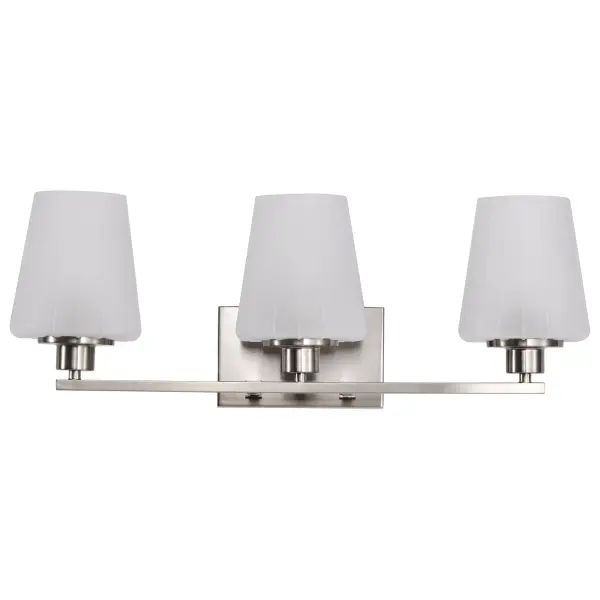 Lune 3-Light Vanity in Brushed Nickel with Etched White Glass - Image 7