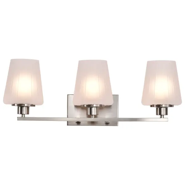 Lune 3-Light Vanity in Brushed Nickel with Etched White Glass - Image 8