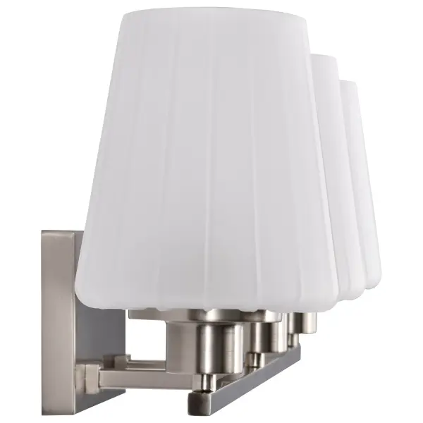 Lune 3-Light Vanity in Brushed Nickel with Etched White Glass - Image 10