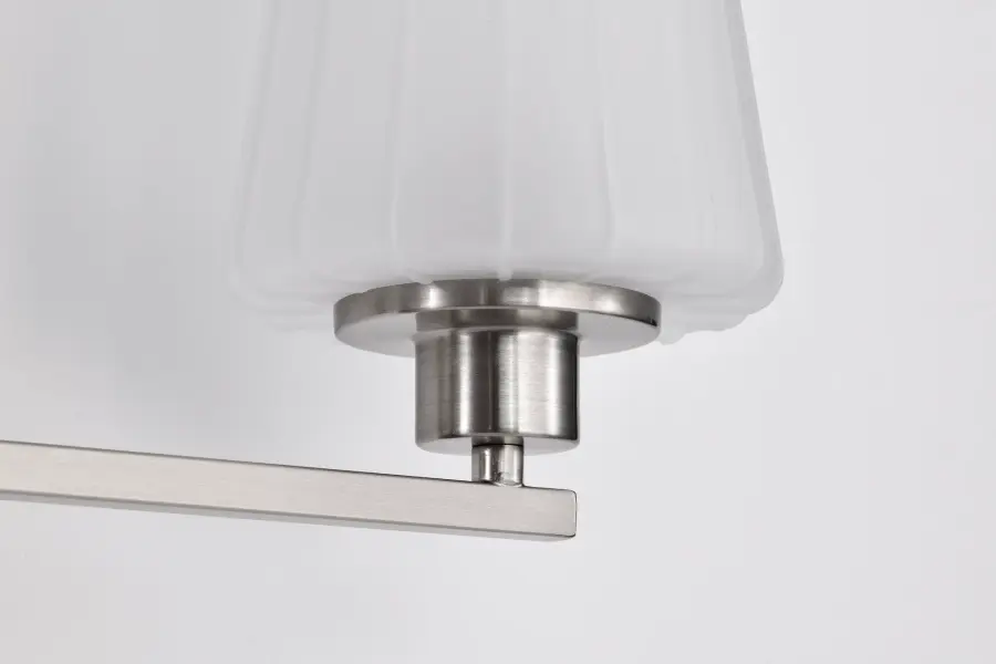 Lune 4-Light Vanity in Brushed Nickel with Etched White Glass - Image 14