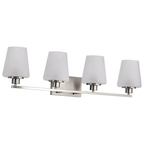 Lune 4-Light Vanity in Brushed Nickel with Etched White Glass - Image 3