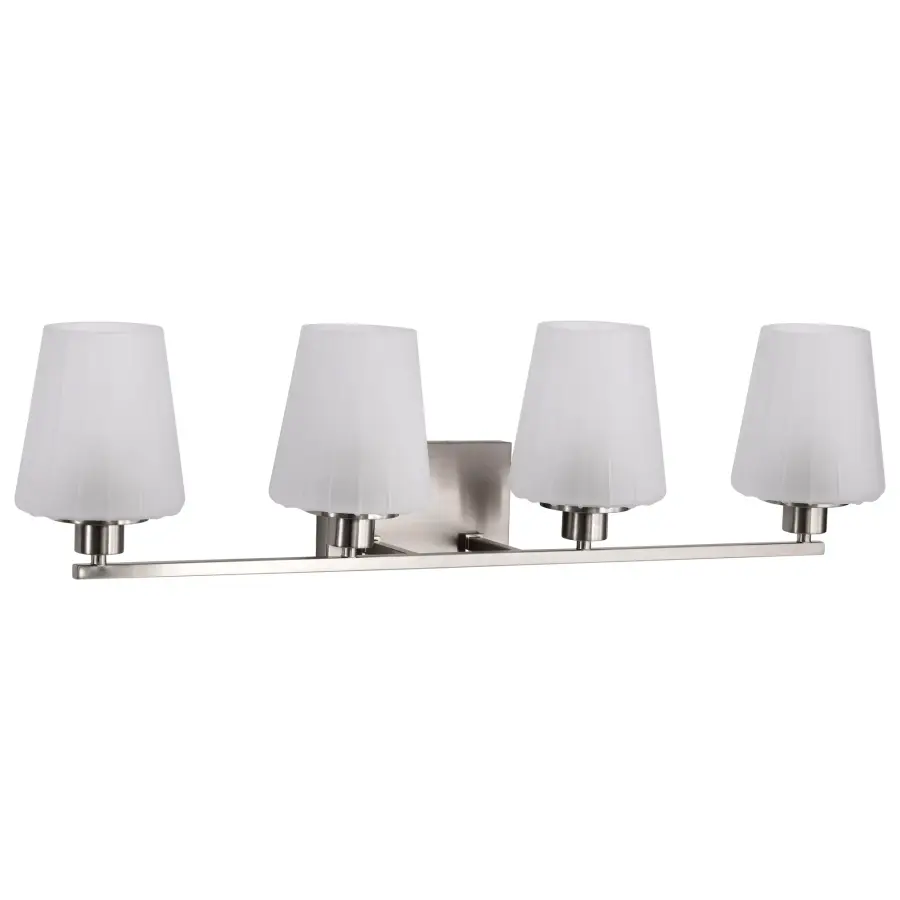 Lune 4-Light Vanity in Brushed Nickel with Etched White Glass - Image 5