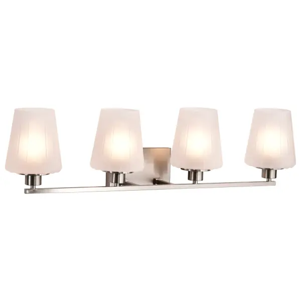 Lune 4-Light Vanity in Brushed Nickel with Etched White Glass - Image 6