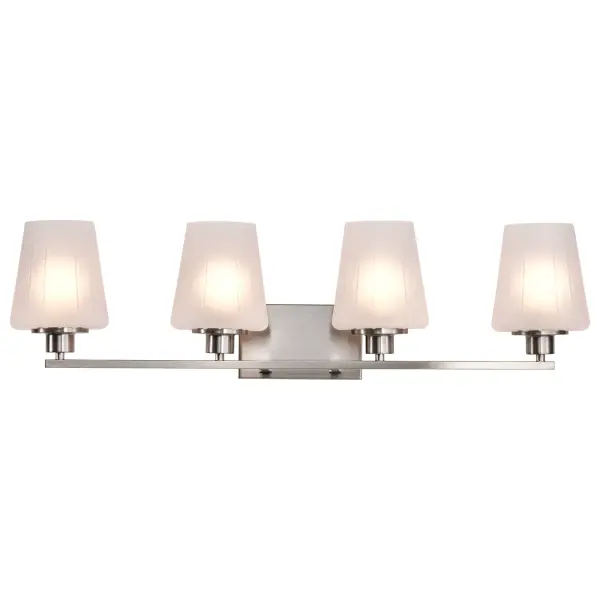 Lune 4-Light Vanity in Brushed Nickel with Etched White Glass - Image 8