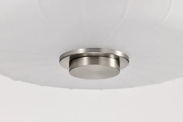 Lune 3-Light Pendant in Brushed Nickel with Etched White Glass - Image 8