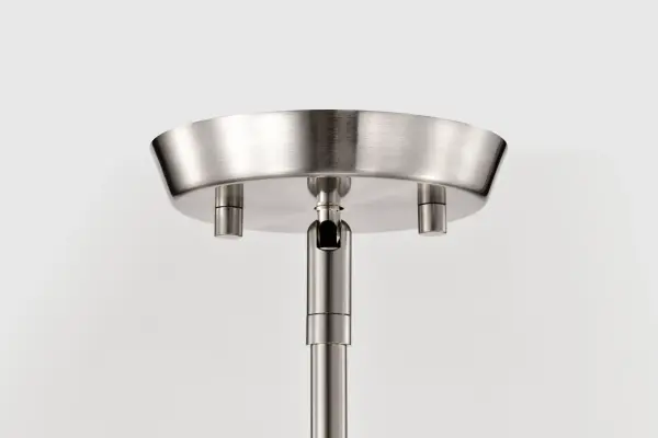 Lune 3-Light Pendant in Brushed Nickel with Etched White Glass - Image 10