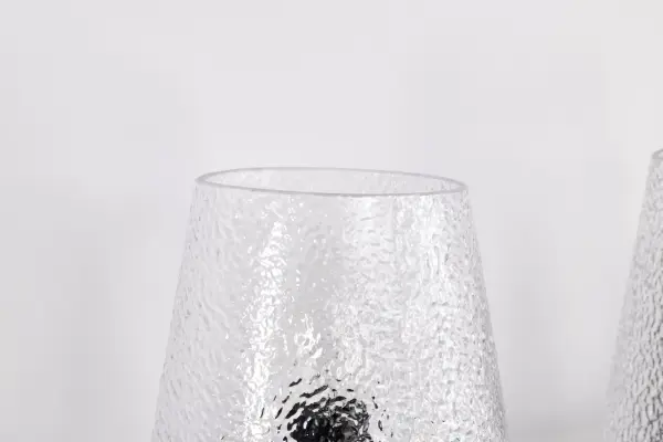 Valentine 4-Light Vanity in Black with Hammered Glass - Image 14