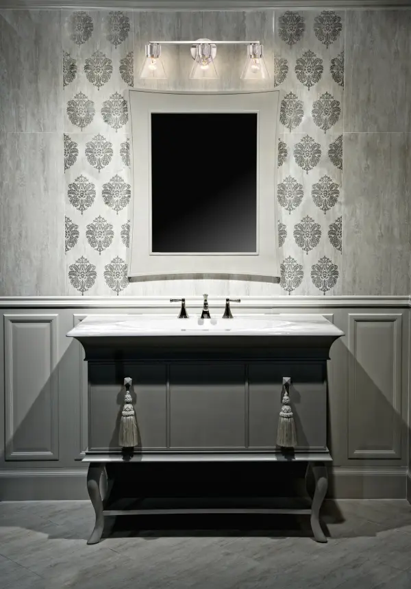 Gianna 3-Light Vanity in Brushed Nickel with Clear Glass - Image 16