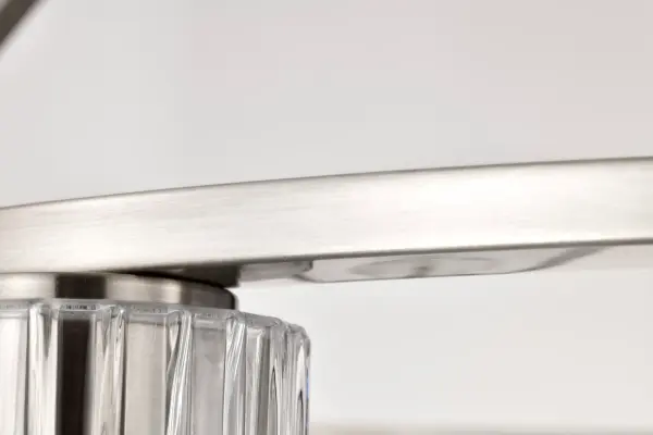 Gianna 6-Light Chandelier in Brushed Nickel with Clear Glass - Image 14