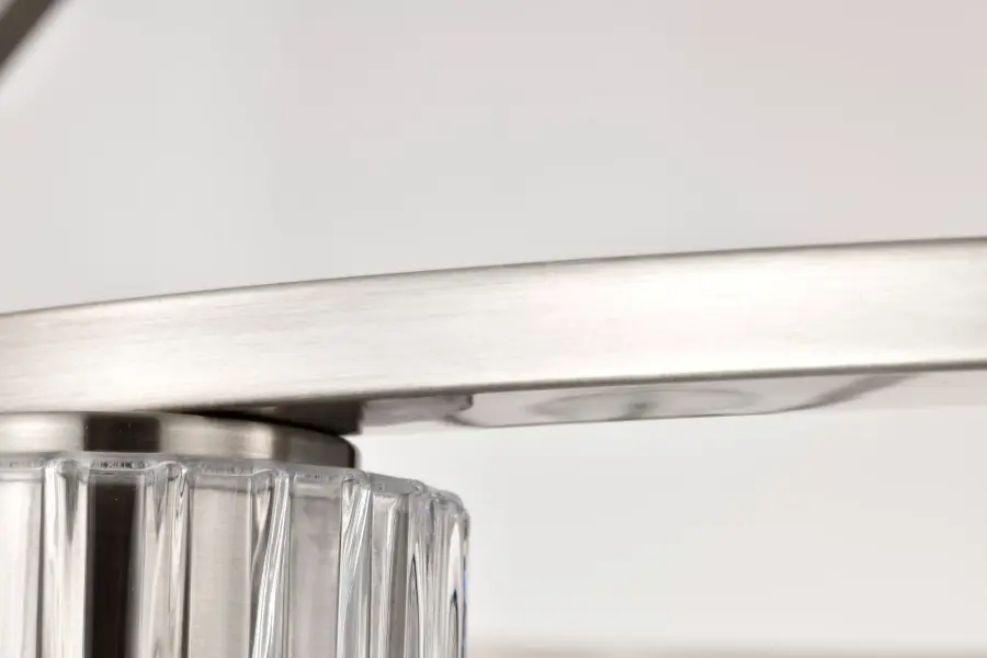 Gianna 6-Light Chandelier in Brushed Nickel with Clear Glass - Image 14