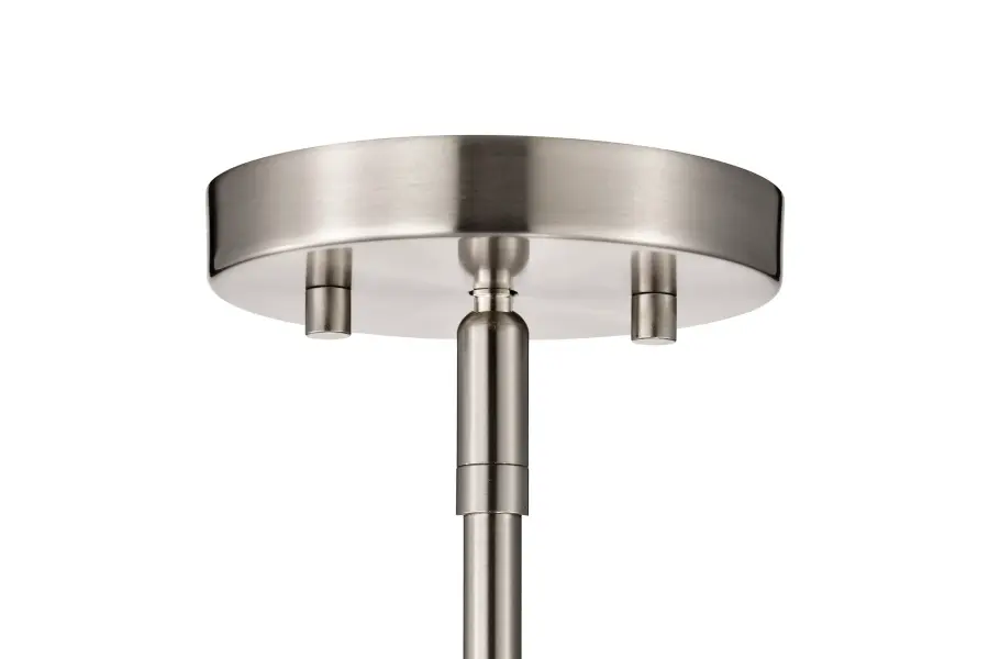 Gianna 6-Light Chandelier in Brushed Nickel with Clear Glass - Image 8