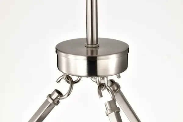 Gianna 6-Light Chandelier in Brushed Nickel with Clear Glass - Image 9