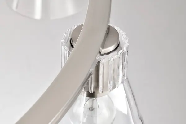 Gianna 8-Light Chandelier in Brushed Nickel with Clear Glass - Image 14