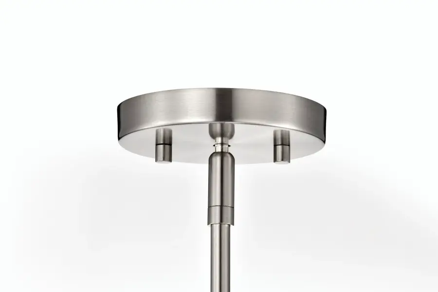 Gianna Mini Pendant in Brushed Nickel with Clear Glass - Image 8