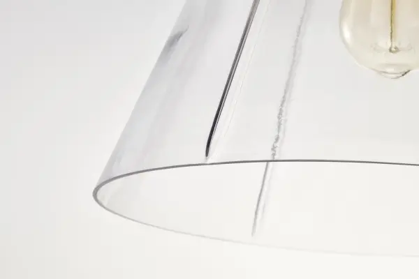 Gianna 1-Light Medium Pendant in Brushed Nickel with Clear Glass - Image 13