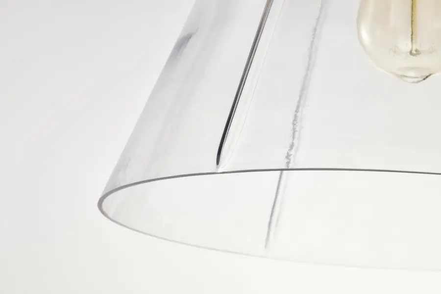 Gianna 1-Light Medium Pendant in Brushed Nickel with Clear Glass - Image 13