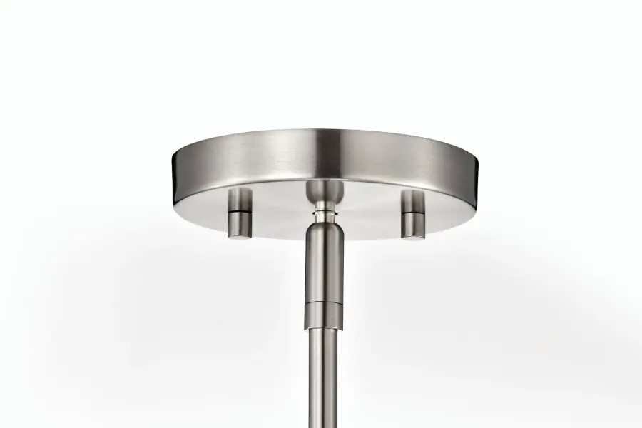 Gianna 1-Light Medium Pendant in Brushed Nickel with Clear Glass - Image 8