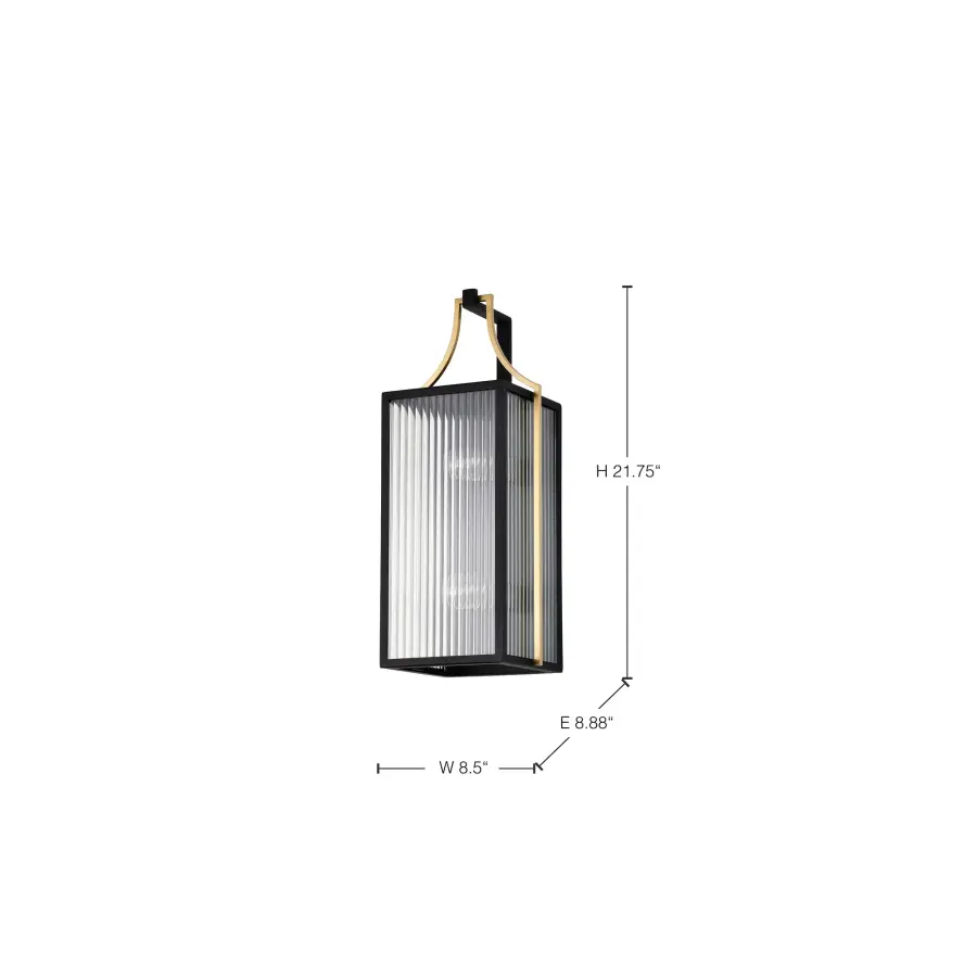 Holden Large Outdoor Wall Lantern - Image 17