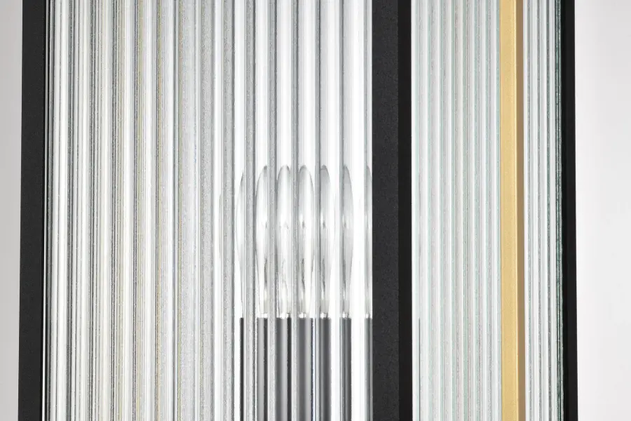 Holden Outdoor Post Lantern in Gold and Black - Image 11