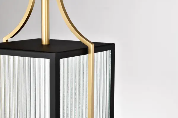 Holden Outdoor Post Lantern in Gold and Black - Image 10